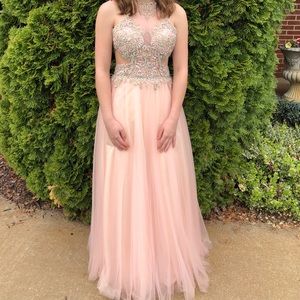 Blush Pink Prom Dress